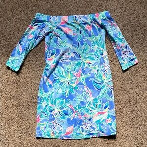 Lilly Pulitzer off shoulder dress